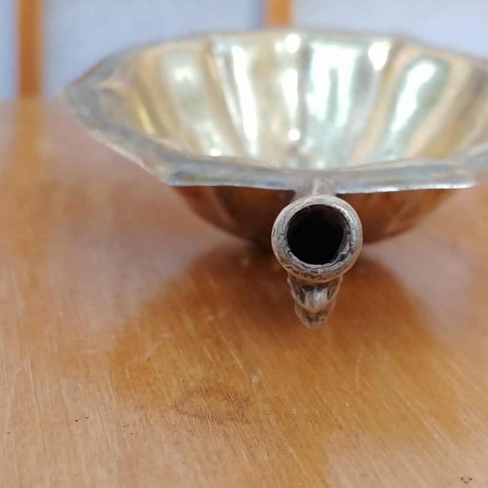 Antique Silver Sugar Sifter Strainer | Germany | Patina | Immigrant Heirloom - Picture 5 of 7